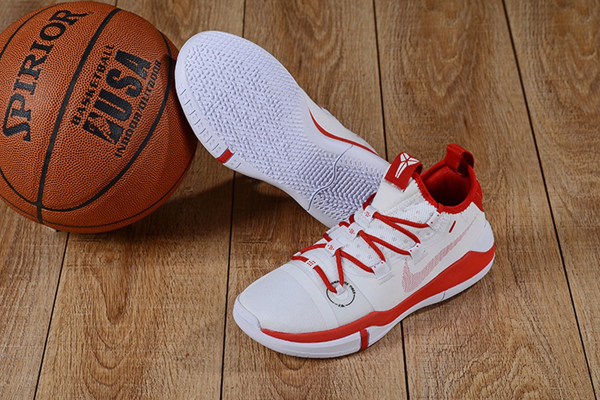 Nike Kobe AD Men Shoes White Red